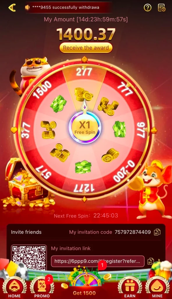 n999 Game lucky wheel